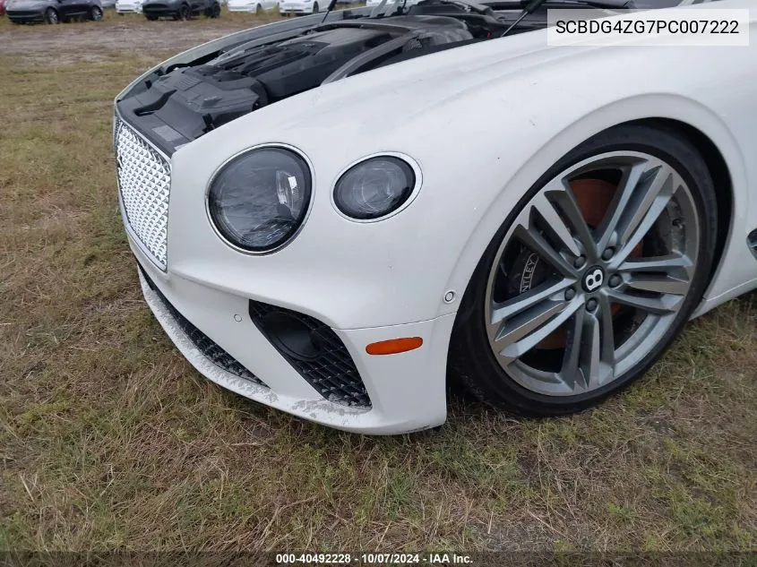 SCBDG4ZG7PC007222 2023 Bentley Continental Gt Azure/Mulliner V8/S