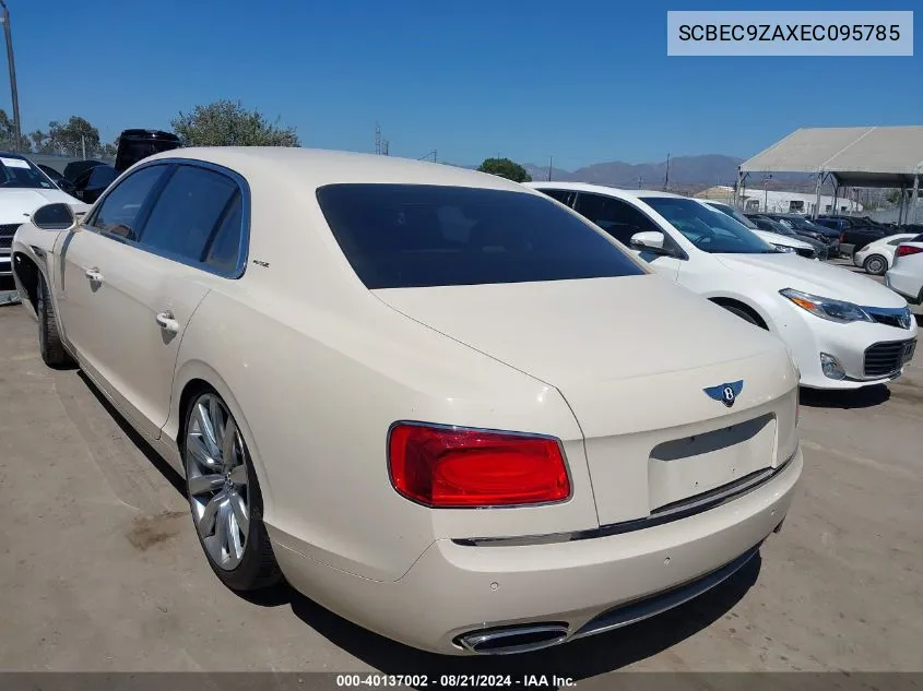 2014 Bentley Flying Spur VIN: SCBEC9ZAXEC095785 Lot: 40137002