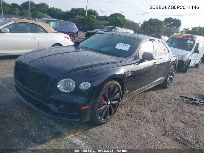 SCBBG6ZG0PC011146 2023 Bentley Flying Spur Azure/Mulliner V8/S