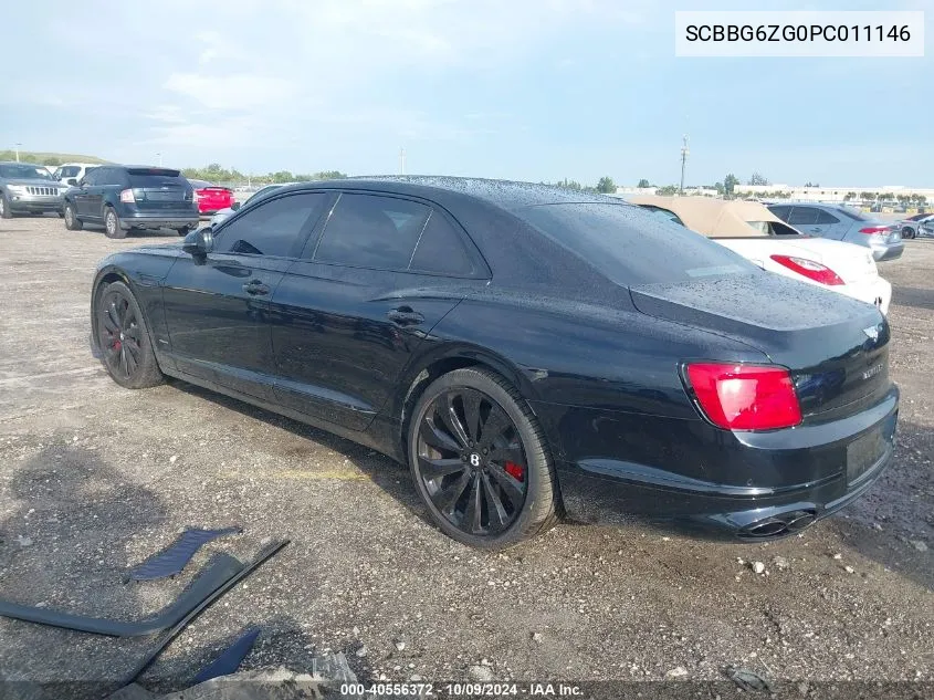 SCBBG6ZG0PC011146 2023 Bentley Flying Spur Azure/Mulliner V8/S