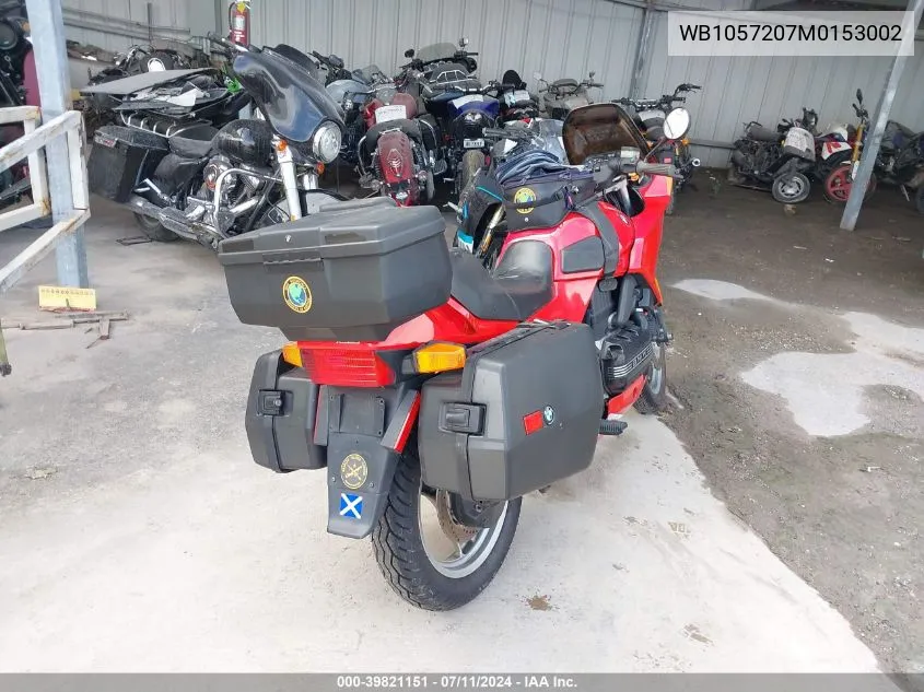 WB1057207M0153002 1991 BMW K75 S