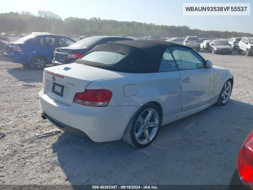 WBAUN93538VF55537 2008 BMW 135I