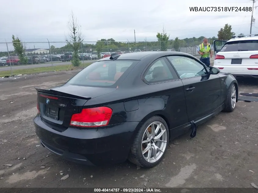 WBAUC73518VF24488 2008 BMW 135I