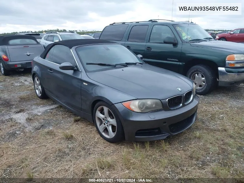 WBAUN93548VF55482 2008 BMW 135I