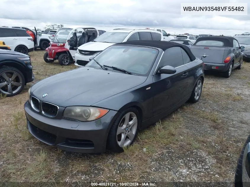 WBAUN93548VF55482 2008 BMW 135I