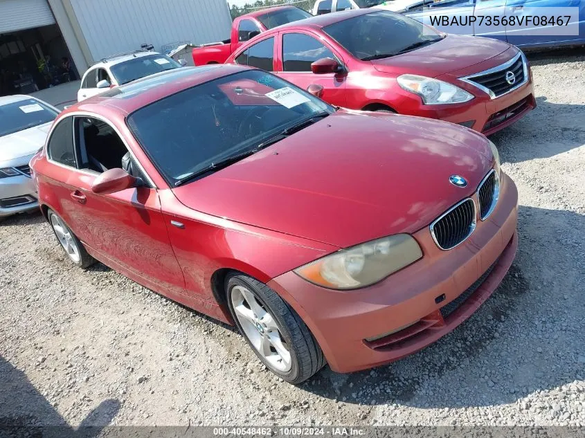 WBAUP73568VF08467 2008 BMW 128I I