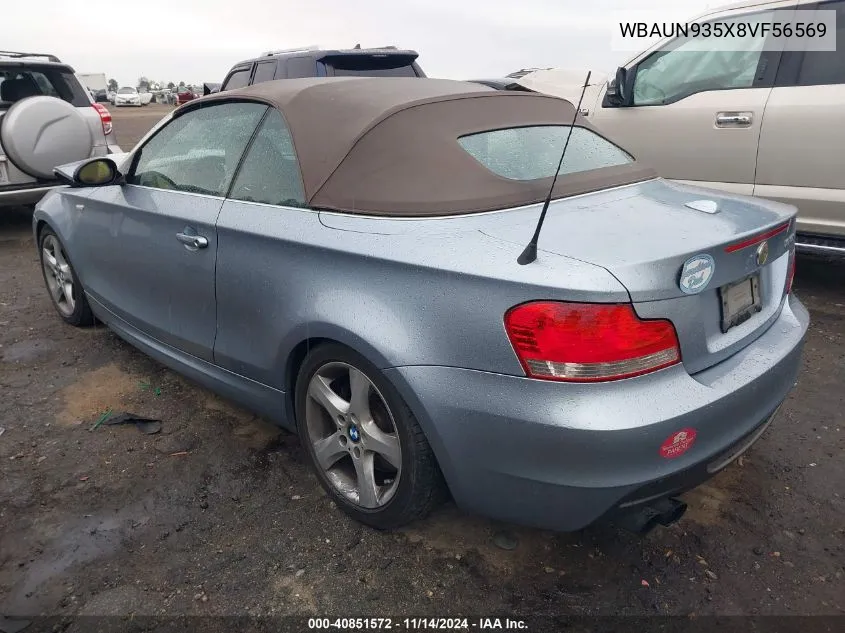 WBAUN935X8VF56569 2008 BMW 135I