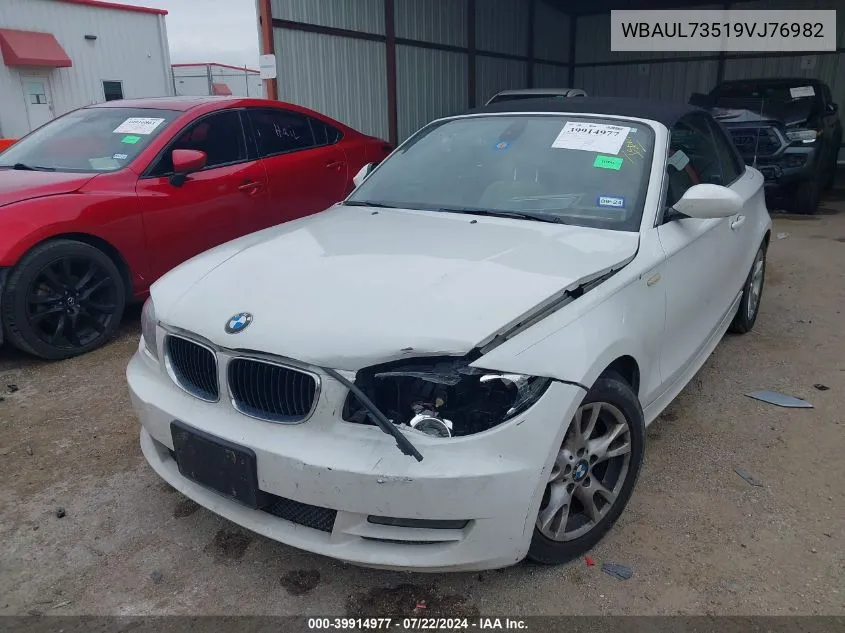 WBAUL73519VJ76982 2009 BMW 128I