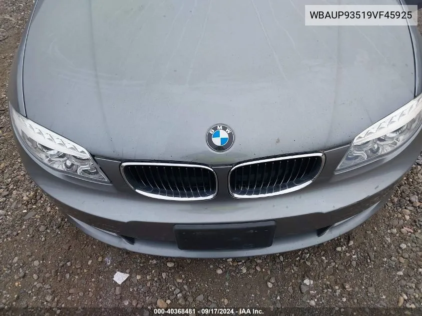 WBAUP93519VF45925 2009 BMW 128I