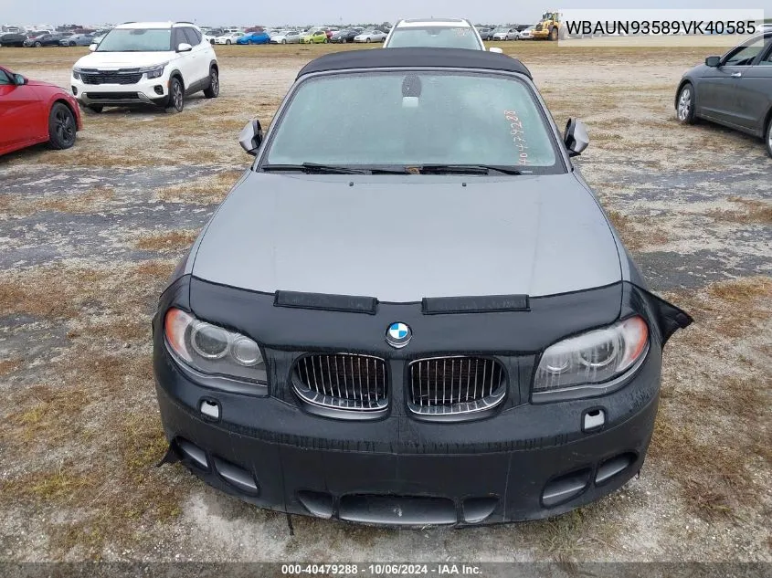 WBAUN93589VK40585 2009 BMW 135 I