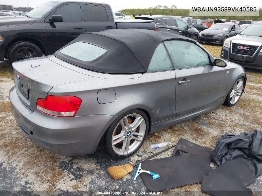 WBAUN93589VK40585 2009 BMW 135 I