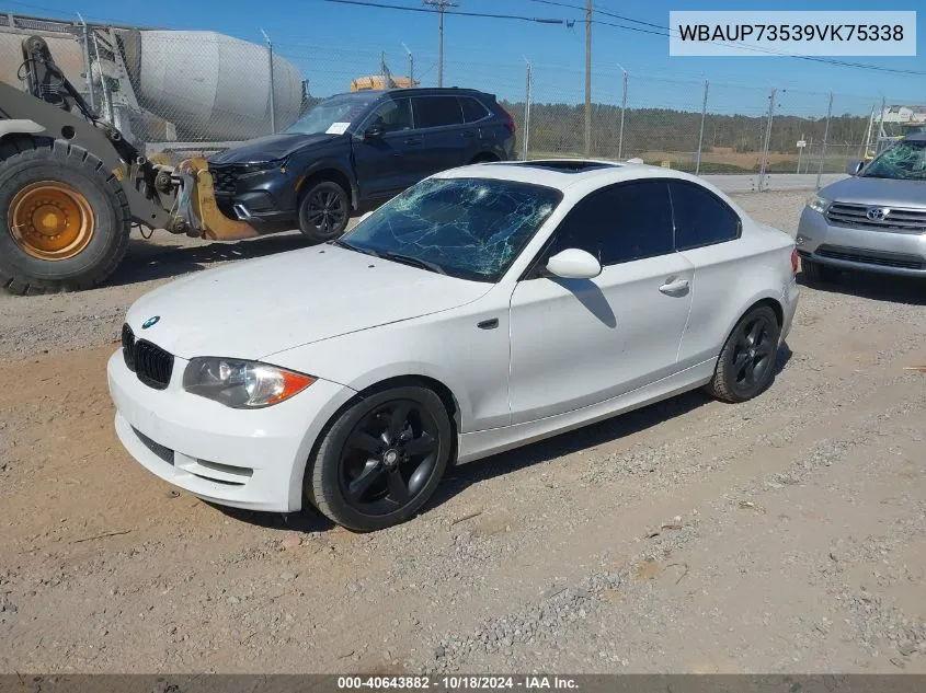 2009 BMW 128I VIN: WBAUP73539VK75338 Lot: 40643882