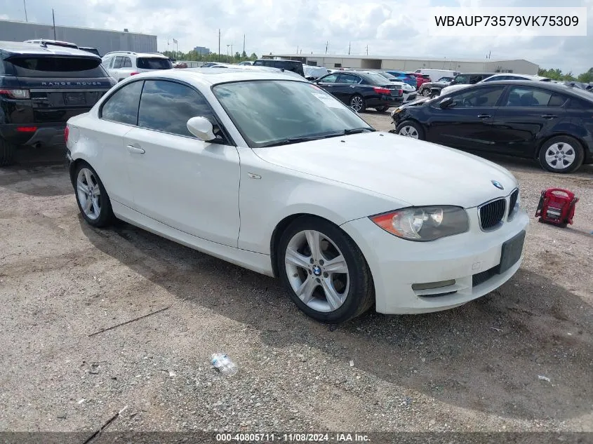 2009 BMW 128I VIN: WBAUP73579VK75309 Lot: 40805711