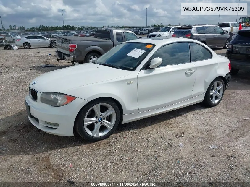 2009 BMW 128I VIN: WBAUP73579VK75309 Lot: 40805711