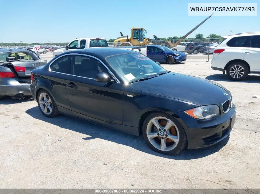 WBAUP7C58AVK77493 2010 BMW 128I