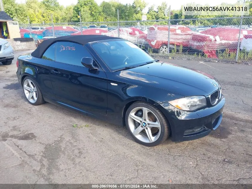 2010 BMW 135I VIN: WBAUN9C56AVK41318 Lot: 39659056