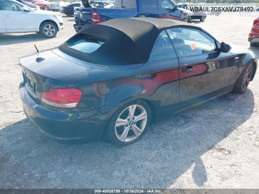 WBAUL7C5XAVJ78492 2010 BMW 128I