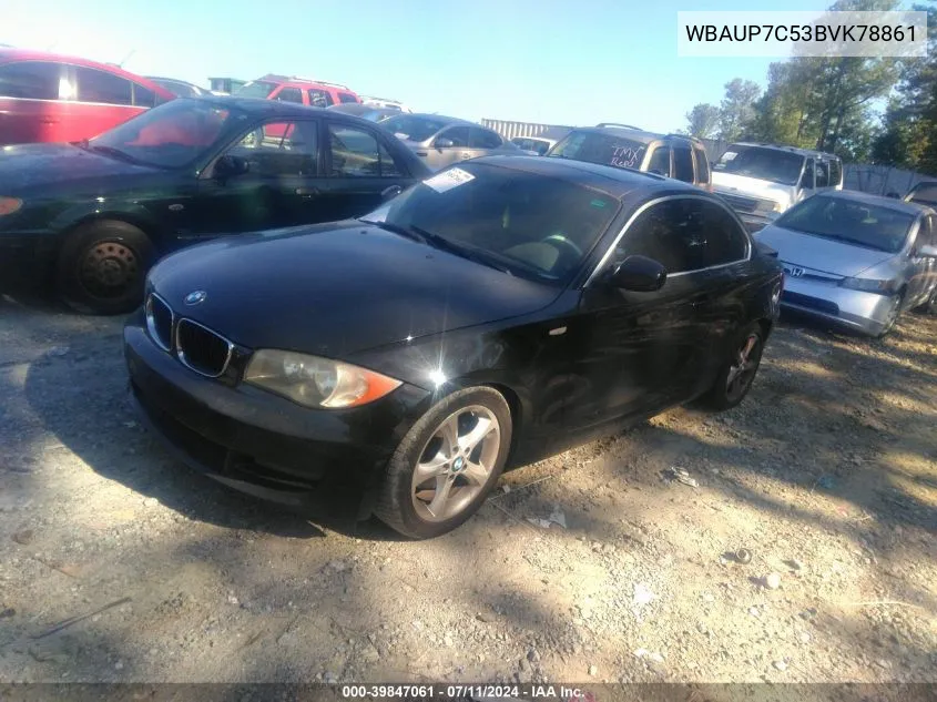 WBAUP7C53BVK78861 2011 BMW 128I