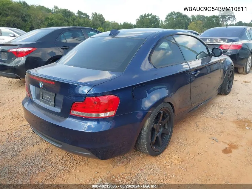 WBAUC9C54BVM10811 2011 BMW 135I