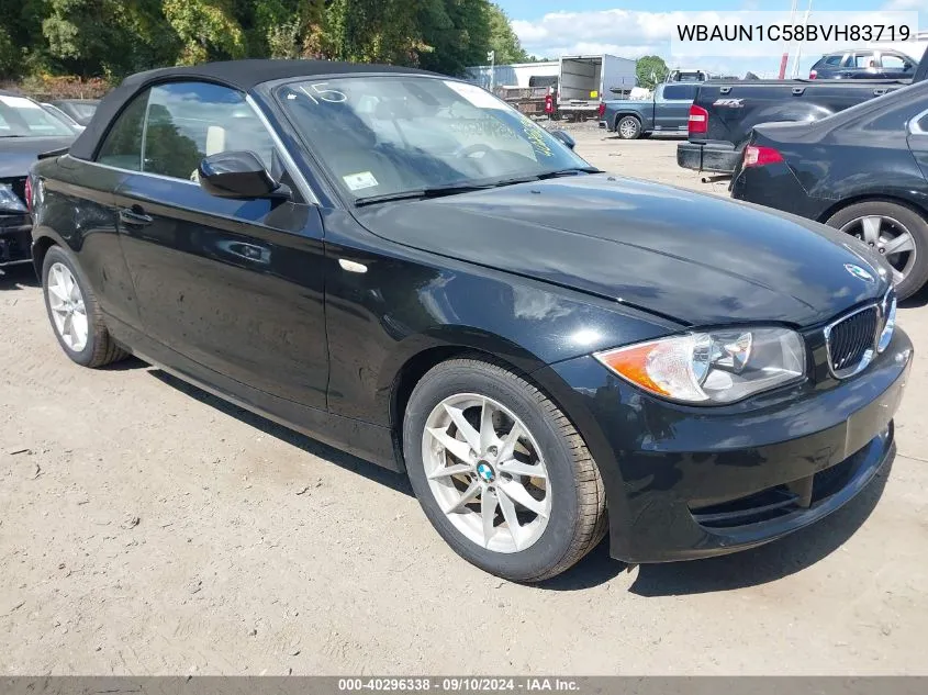 WBAUN1C58BVH83719 2011 BMW 128 I