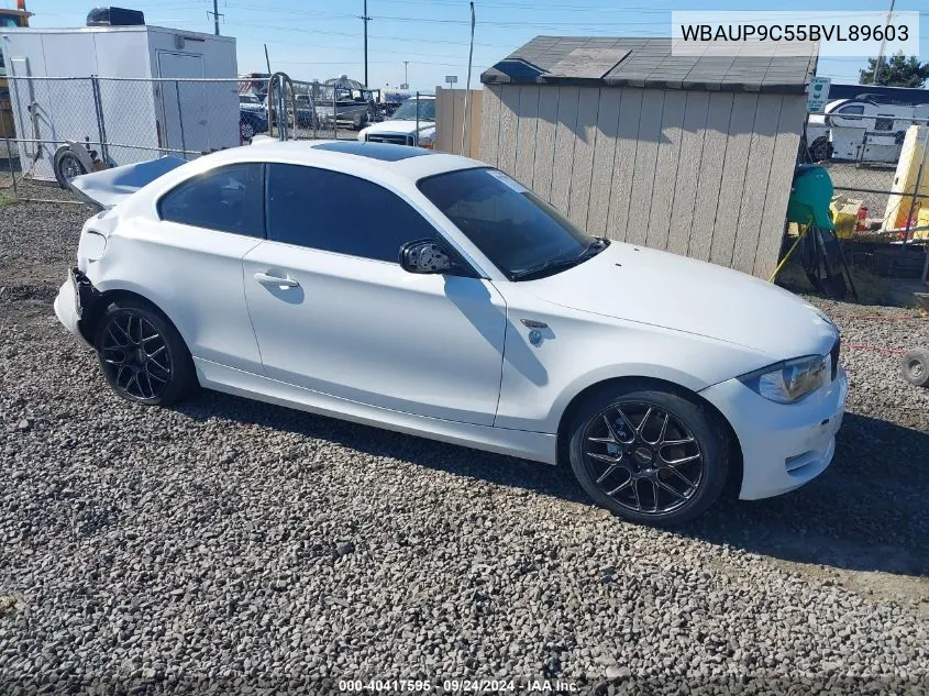 WBAUP9C55BVL89603 2011 BMW 128I