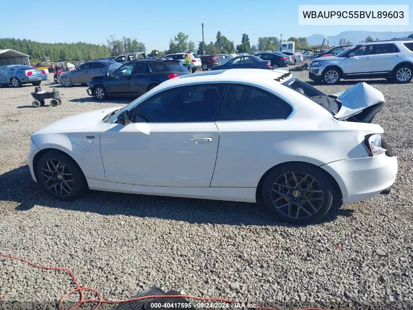 WBAUP9C55BVL89603 2011 BMW 128I