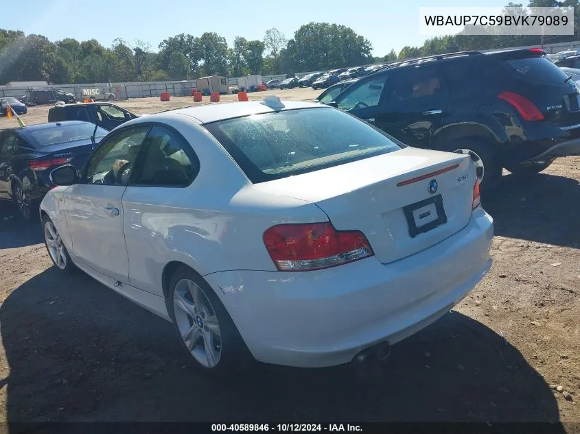 WBAUP7C59BVK79089 2011 BMW 128I I