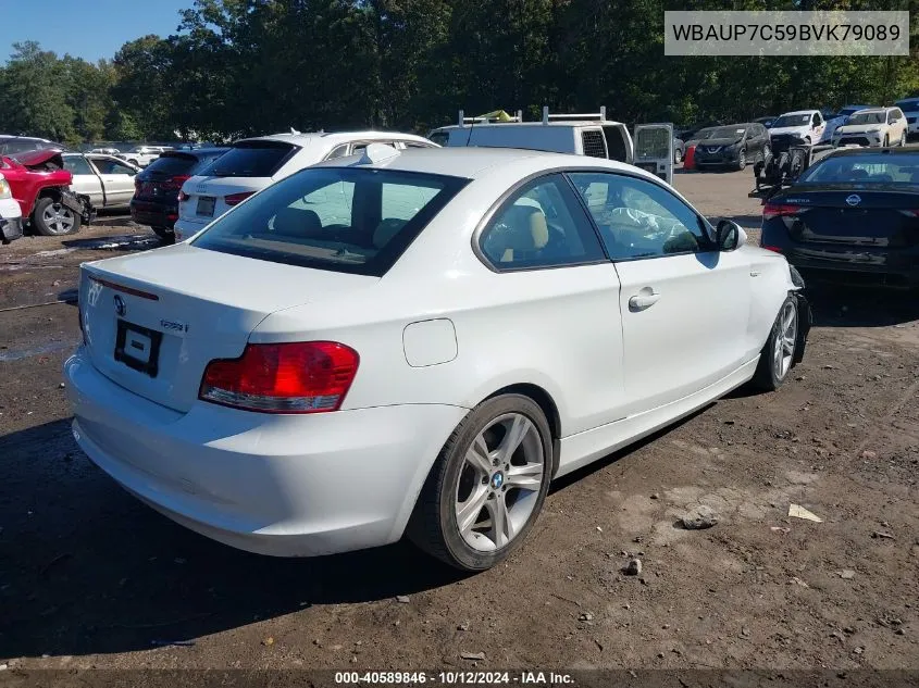 WBAUP7C59BVK79089 2011 BMW 128I I