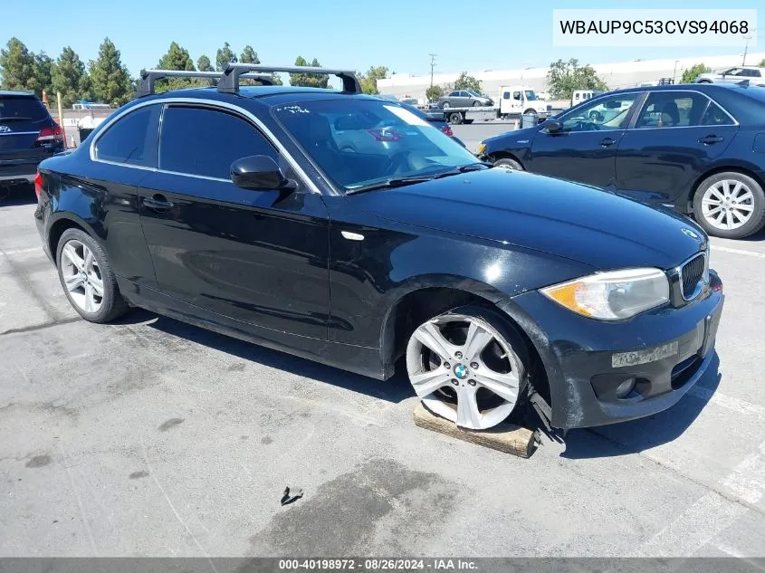 WBAUP9C53CVS94068 2012 BMW 128I