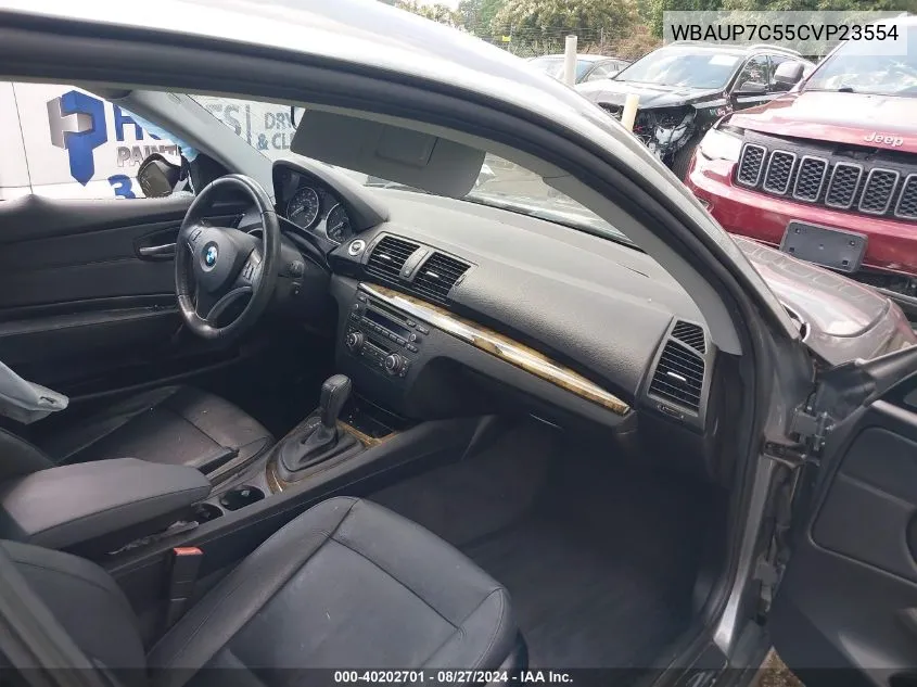 WBAUP7C55CVP23554 2012 BMW 128I