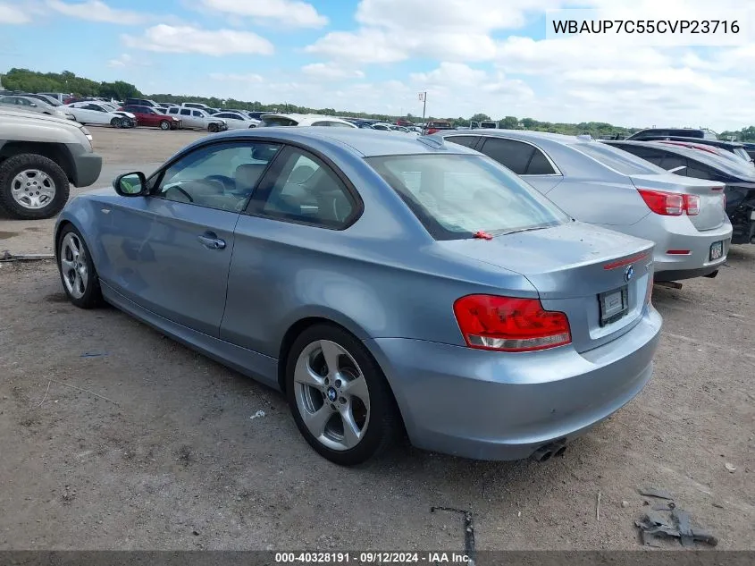 WBAUP7C55CVP23716 2012 BMW 128I I