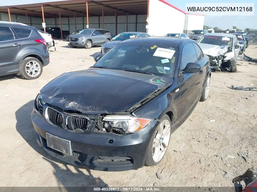 WBAUC9C52CVM12168 2012 BMW 135I