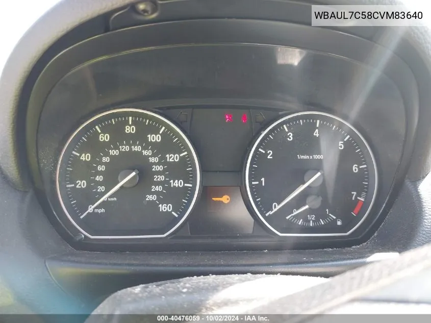 WBAUL7C58CVM83640 2012 BMW 128I