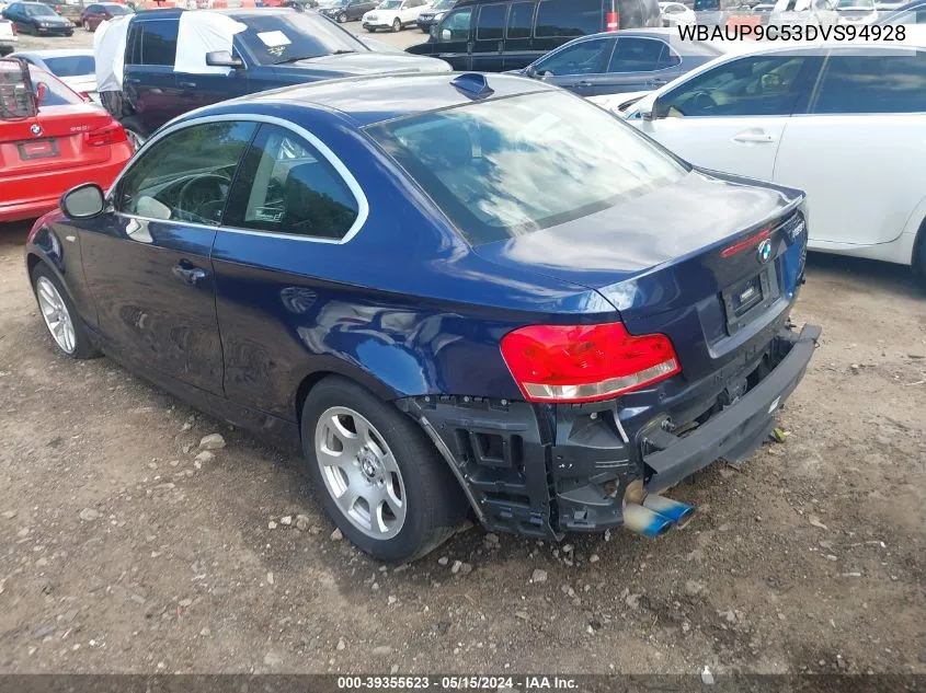 WBAUP9C53DVS94928 2013 BMW 128I