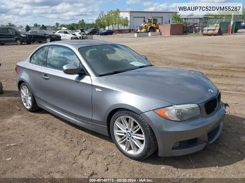 2013 BMW 128I I VIN: WBAUP7C52DVM55287 Lot: 40140773