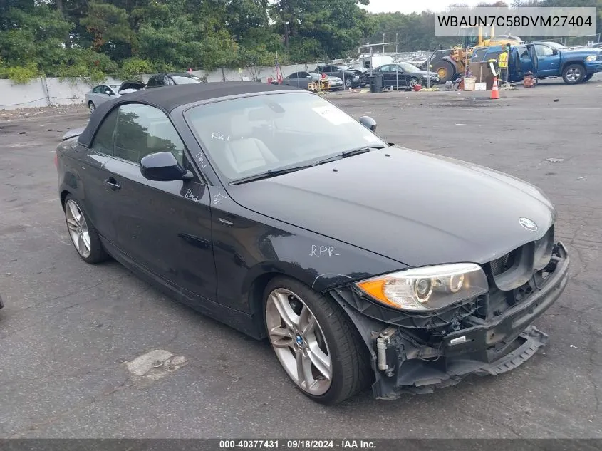 WBAUN7C58DVM27404 2013 BMW 135I