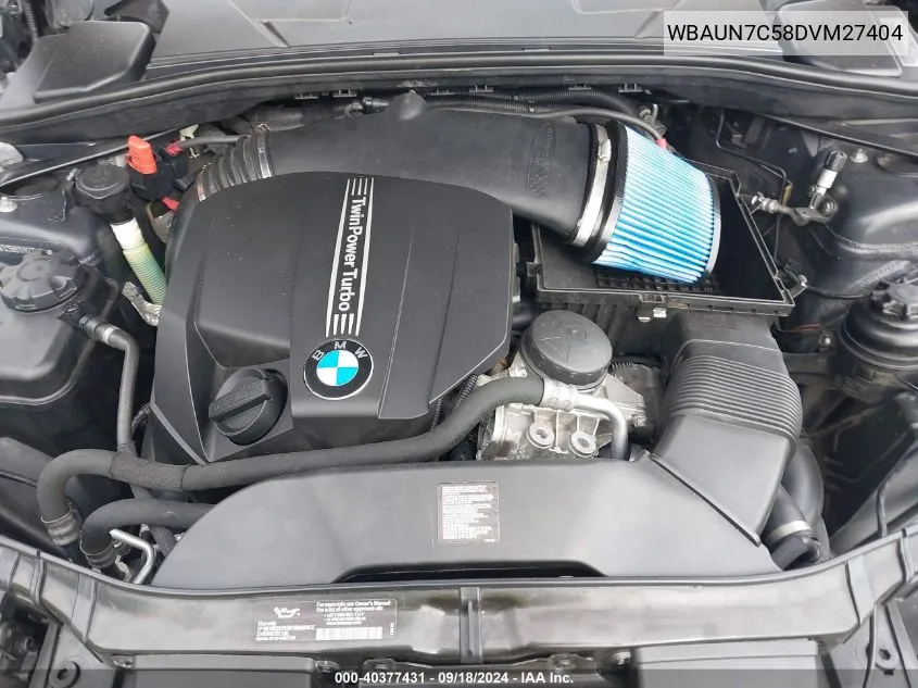 WBAUN7C58DVM27404 2013 BMW 135I