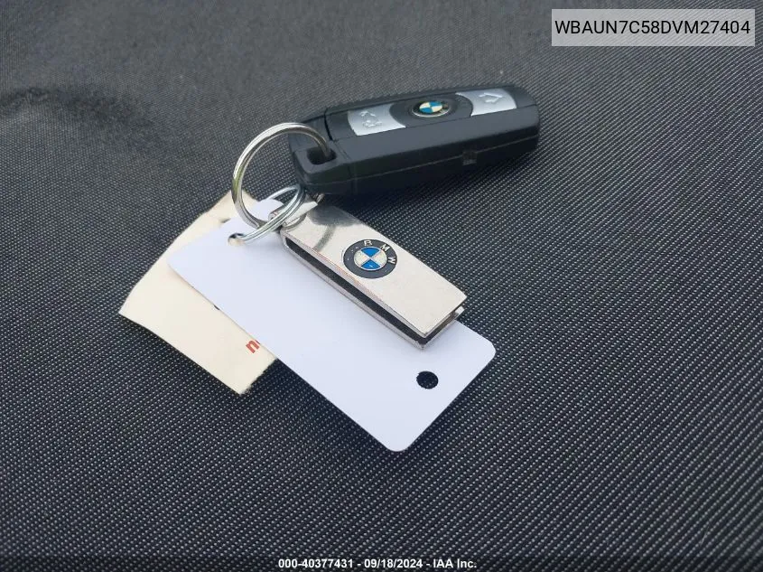 WBAUN7C58DVM27404 2013 BMW 135I