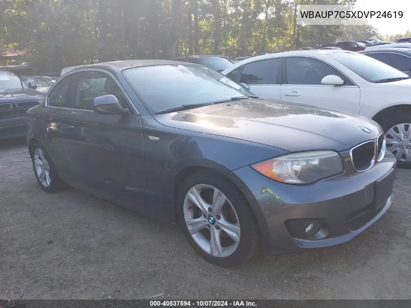 2013 BMW 128I VIN: WBAUP7C5XDVP24619 Lot: 40537594