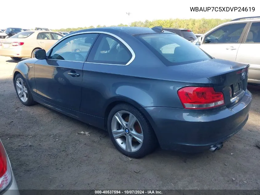 WBAUP7C5XDVP24619 2013 BMW 128I