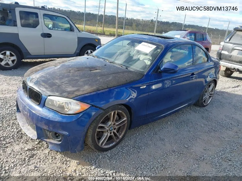 WBAUC9C58DVM13746 2013 BMW 135I