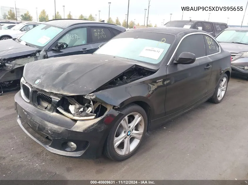 2013 BMW 128I VIN: WBAUP9C5XDVS95655 Lot: 40809631