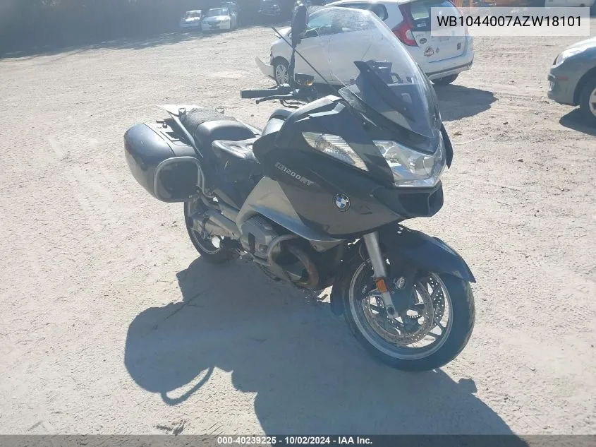 2010 BMW R1200 Rt VIN: WB1044007AZW18101 Lot: 40239225