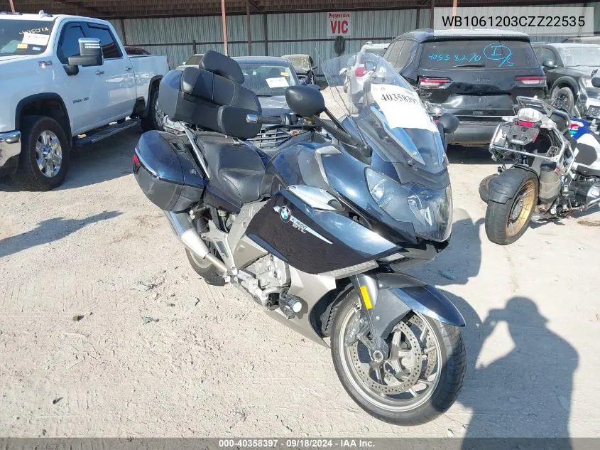 WB1061203CZZ22535 2012 BMW K1600 Gtl