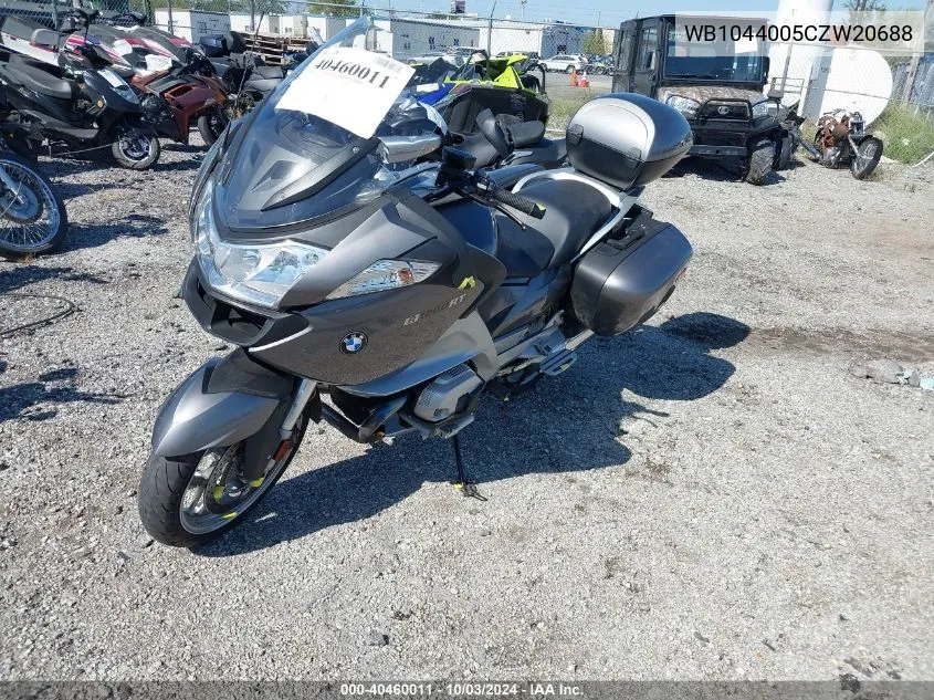 2012 BMW R1200 Rt VIN: WB1044005CZW20688 Lot: 40460011