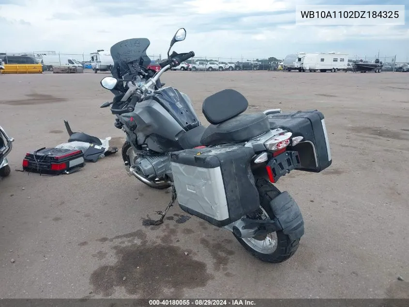 2013 BMW R1200 Gs VIN: WB10A1102DZ184325 Lot: 40180055