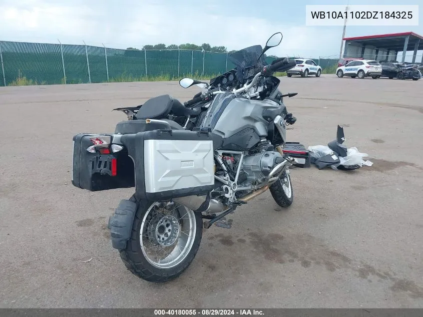 2013 BMW R1200 Gs VIN: WB10A1102DZ184325 Lot: 40180055