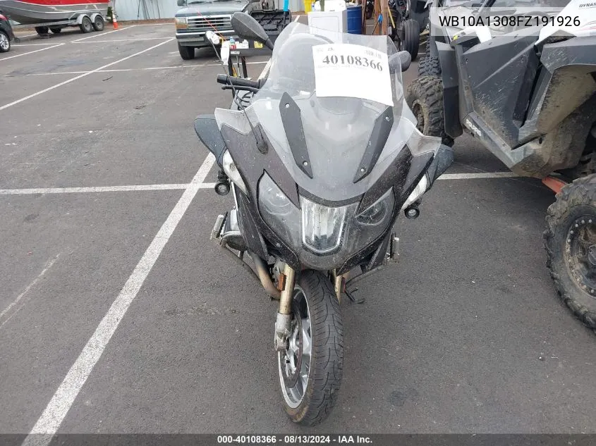 WB10A1308FZ191926 2015 BMW R1200 Rt