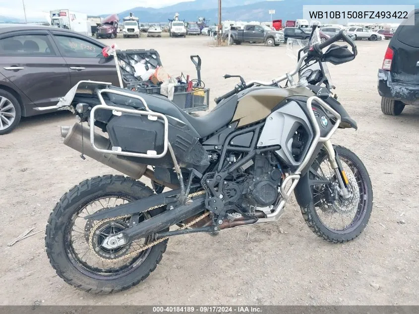 WB10B1508FZ493422 2015 BMW F800 Gs Adventure