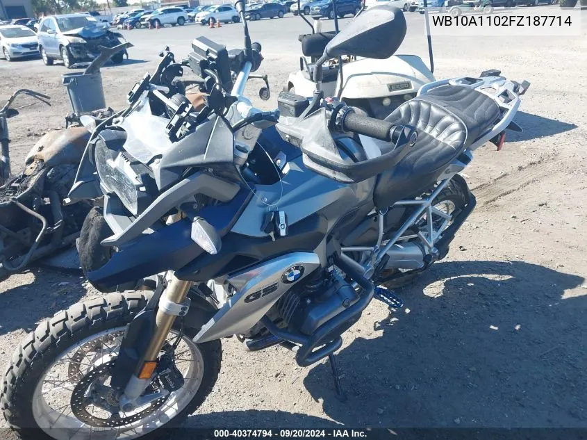 WB10A1102FZ187714 2015 BMW R1200 Gs